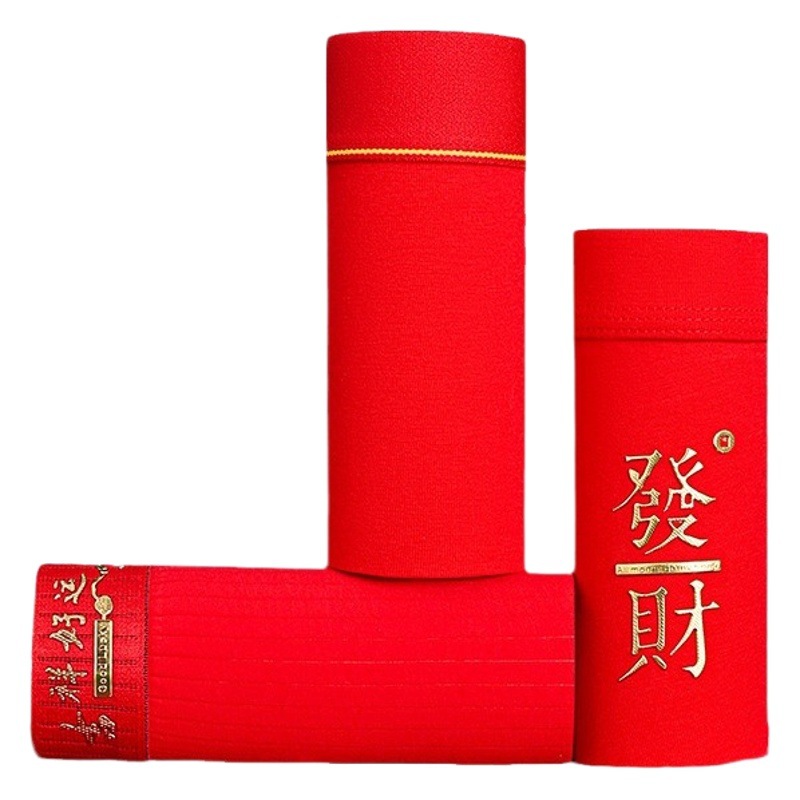 Ropa interior de hombre puro algodón Otoño e Invierno nacimiento año simple brillante rojo Boxer shorts boda niños Boxer shorts cabeza