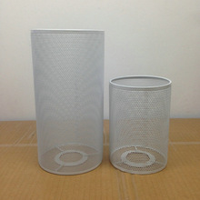 DIY灯具配件台灯水晶灯卧室床头壁灯镂空铁艺吊灯密网灯罩E27口