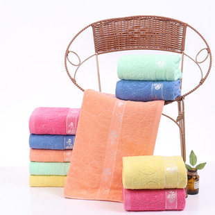 Household bath towel factory wholesale hair welfare bath towel soft absorbent back gift jacquard mushroom bath towel