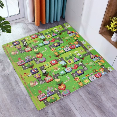 Avtomobil döşəmə paspasları thickened floor mat floor foam - monopoly-length-and-width-60-thick-104-pieces