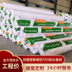 TPO防水卷材 楼顶隔热防水防潮热塑性聚烯烃 tpo高分子防水卷材88