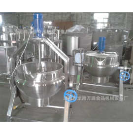 供应不锈钢电加热夹层锅蒸汽锅蒸煮锅夹层蒸汽锅可倾式燃气夹层锅
