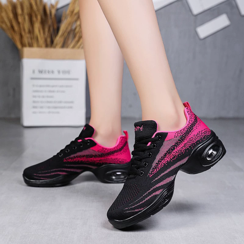 Новый Plaza Dance Shoes и Aquarius Araveling Ghost Step Dance Shoes Flying Weaving Female Adult Plaza Dance Soft Bottom Dance Female Shoes