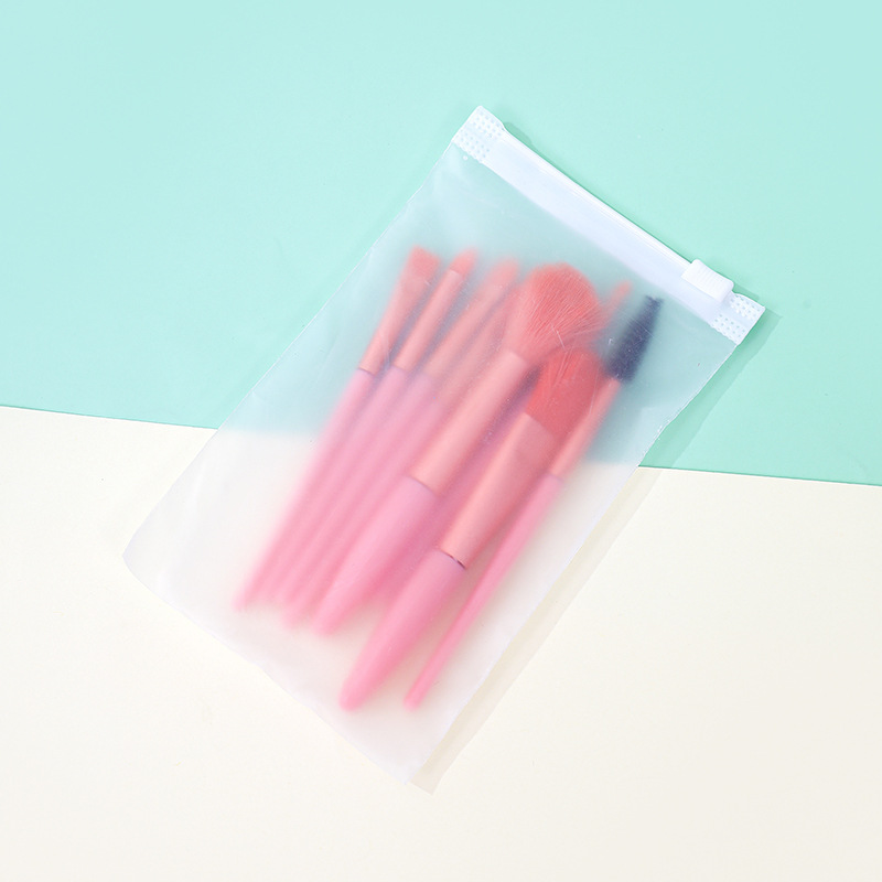 Pincel de maquillaje portátil pequeño 8 juego completo de pinceles de maquillaje cepillo de rubor cepillo de rímel cepillo de detalle bolsa de pinceles de maquillaje herramientas de maquillaje