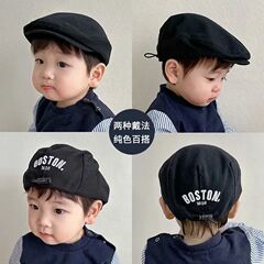 赤ちゃんの韓国版の帽子春秋秋の洋風が前に進みます。