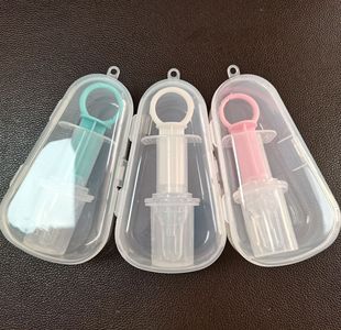 Source manufacturers silicone baby medicine feeder nipple medicine feeder feeding anti-choking medicine dropper medicine feeder boxed