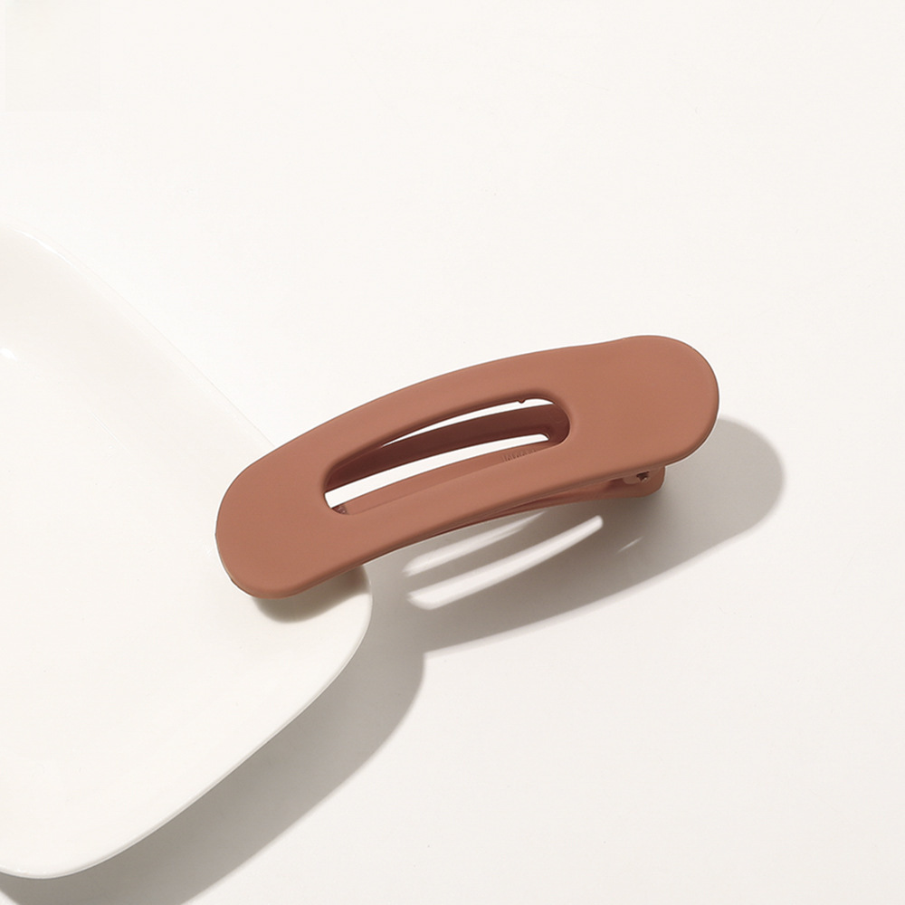 Qiyue matt värvi küljeklamber suur juuksenõel pesu näoklamber küljeklamber lihtne tukk juuksenõel pardilindiga peakate_voghion.com