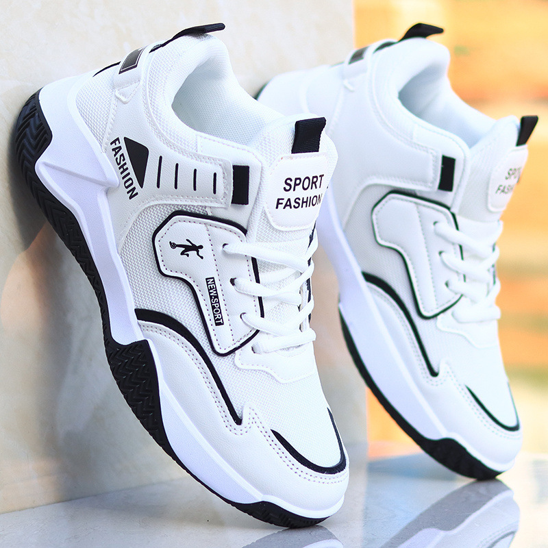 【Fashionable and Versatile】Summer Men's Basketball Shoes Spring Mesh Breathable Sports Basketball Shoes High-Top for Actual Competition