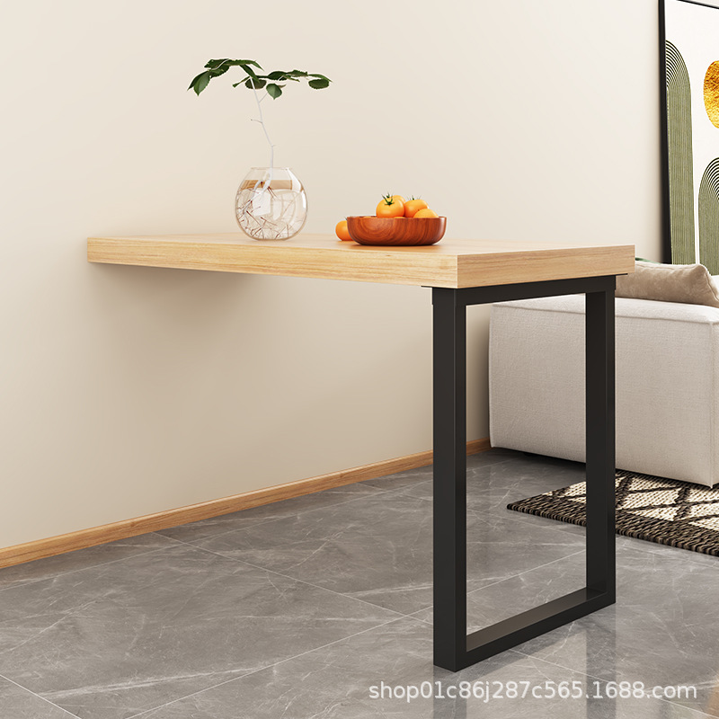 现货铁艺金属桌腿支架吧台高桌脚铁艺餐桌岛台脚梳妆台长条桌脚架