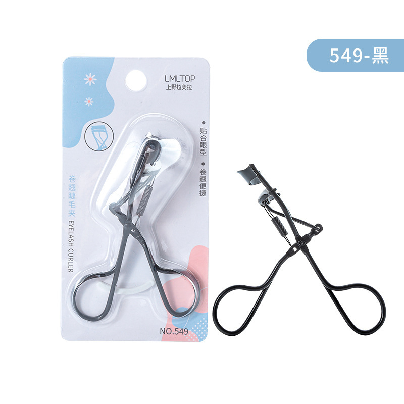 La Meela Walk Planet Eyelash Clips acero inoxidable una vez de forma de gran ángulo girasol curler A340