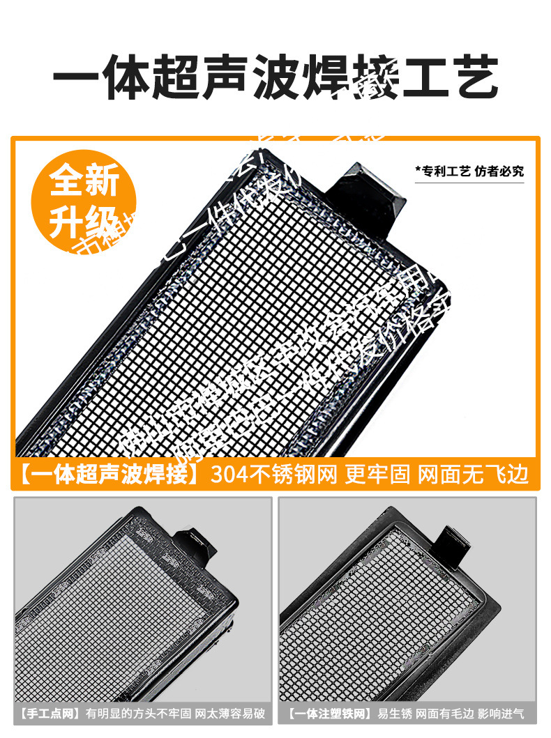 Suitable for 26 Models of Nio Es8 Integrated Welding Car Insect-Proof Net Front Grille Special Modification Decorative Strip Accessories
