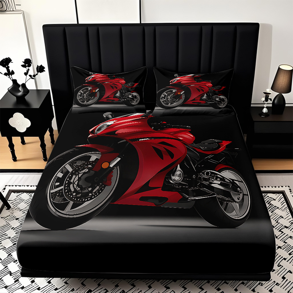 TEMU / JIT serie de motocicleta fría transfronteriza impresión digital de alta definición caja de cama de polirido fábrica directa