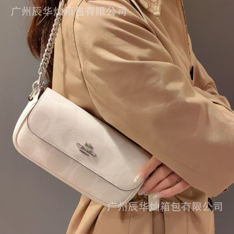 Koujia High-Quality Hailey Small Baguette Envelope Bag with Vintage Floral Print, Fashionable and Versatile Shoulder Crossbody Bag, Small Square Bag