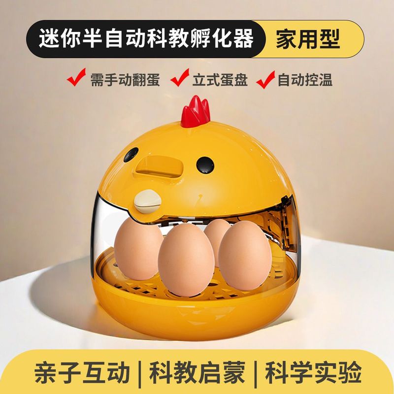 卵孵化器ルチン鶏ひよこ鳥孵化器小型家庭用知能孵化機オウム恒温玩具孵化箱|undefined
