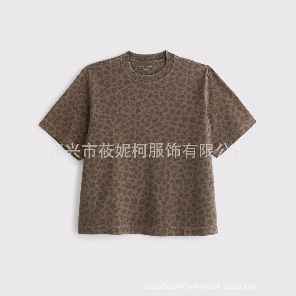 Трансграничный Y2K леопардовый чехл свитеров для мужчин и женщин прилив AKIMBO уличный ретро тренд свободный осенний зимний свиток для женщин