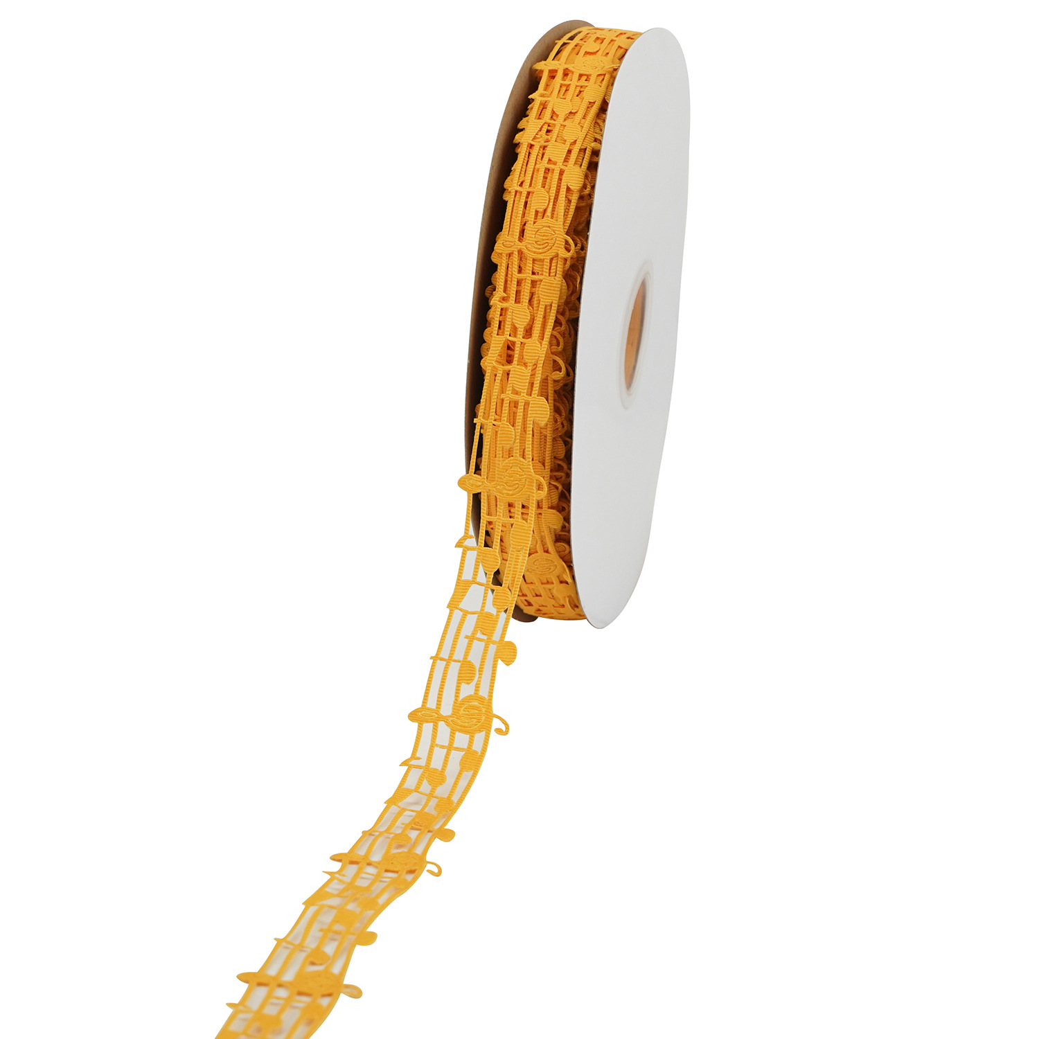 2,8 cm Venta caliente en stock notas de stock cinta de hilo hueco cinta hecha a mano DIY cinta de estampado accesorios de ropa