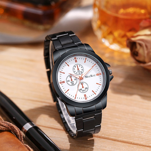 Factory direct sales steel band couple watches men and women quartz watches light luxury gifts live broadcast watches one piece drop shipping