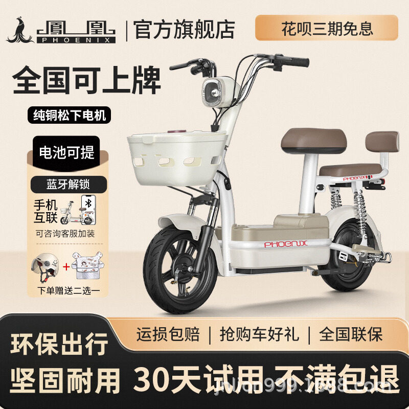 Phoenix coche eléctrico coche pequeño hombre y mujer adulto bicicleta eléctrica nueva norma nacional puede ser certificado litio eléctrico coche de batería asistida