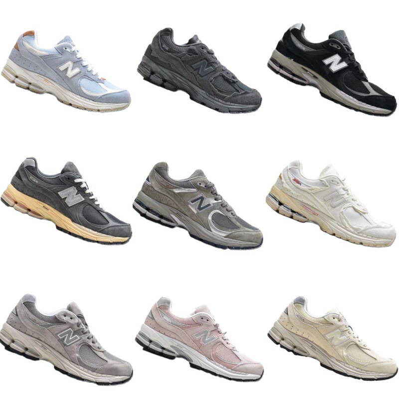 2026 New Model Putian Shoes Nb2002R New Balance Original Pure Dad Shoes, Wear-Resistant, Non-Slip, Original Gray, Women's Breathable