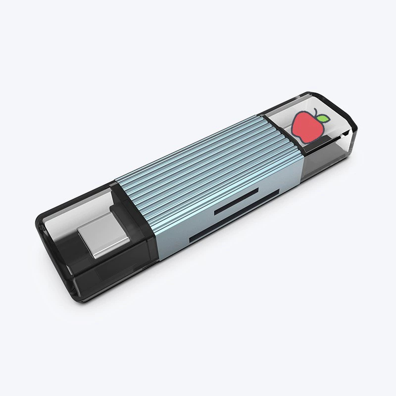 Трансграничный typec многофункциональный считыватель карт памяти tf SD-карта подходит для Huawei Apple 15 мобильных телефонов три в одном