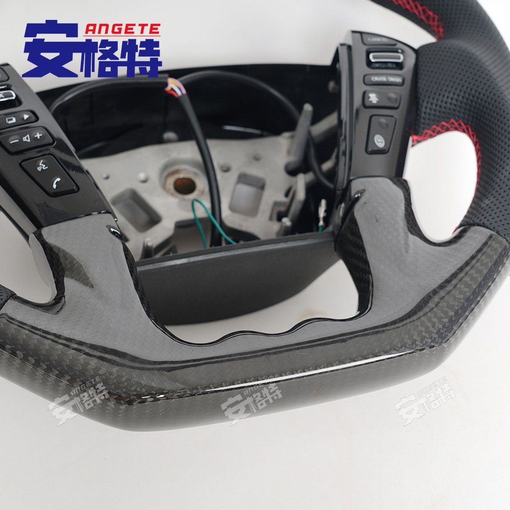 Suitable for Nissan Patrol Y62 Infiniti Qx56 Qx80 Carbon Fiber Modified Sports Car Steering Wheel