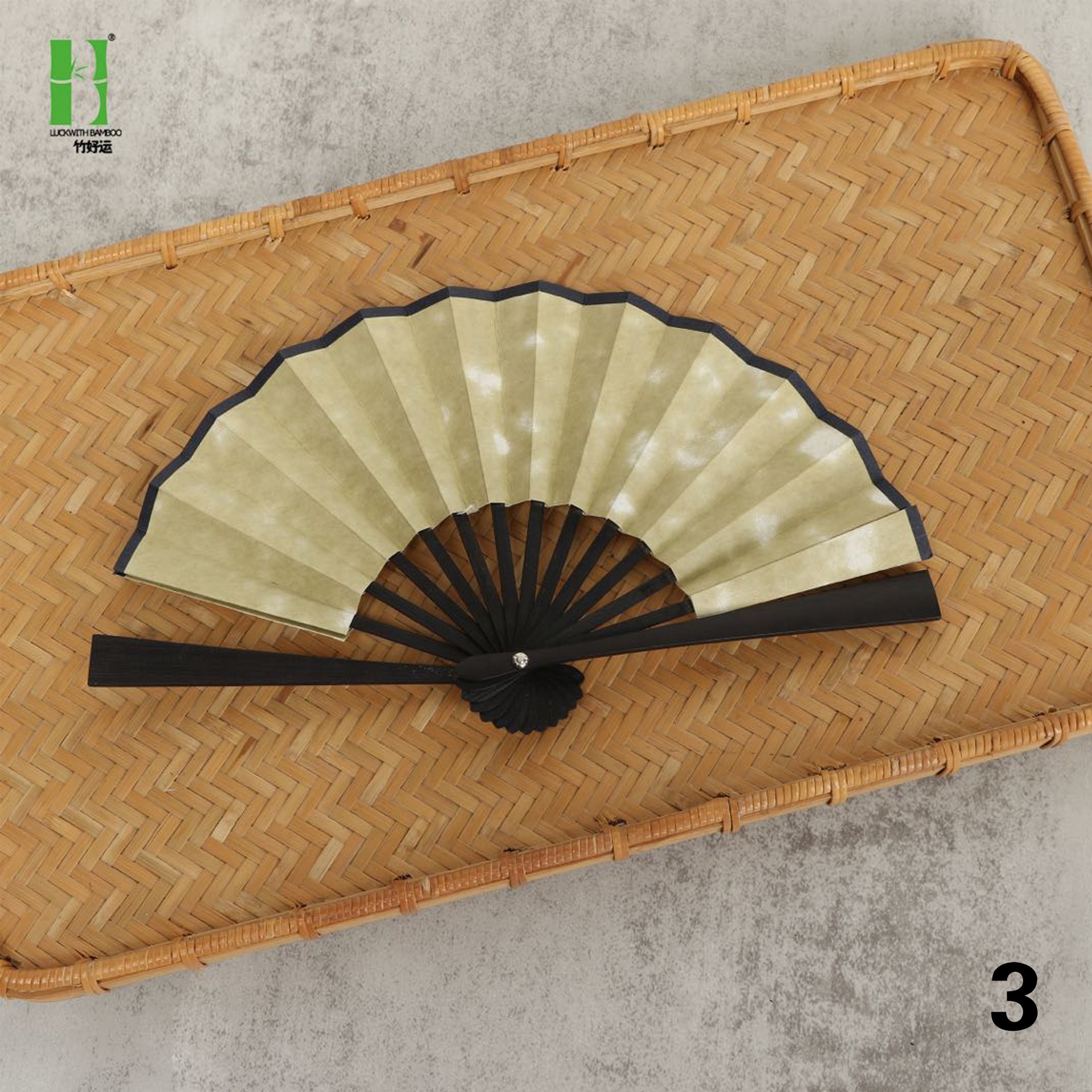 Estilo nacional de bambú Xuan papel ventilador en blanco pintura plegable ventilador para estudiantes danza ventilador muñeca ventilador han Ropa Accesorios ventilador estilo antiguo estilo