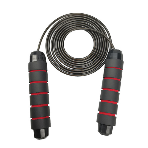 Manufacturer supplies wire skipping rope for adults, weight-bearing wire rope for men, fitness, slimming, sports students, high school entrance examination skipping rope