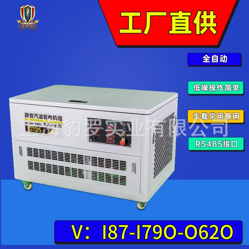 大泽动力水冷25KW汽油发电机TOTO25-Z 全自动带RS485接口可改装