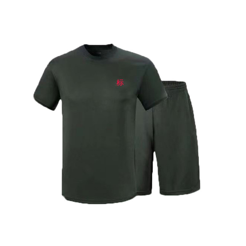 Wholesale Summer Fitness Clothing Outdoor Sports Round Neck T-Shirt Breathable Quick-Drying Short-Sleeved Training Fitness Clothing Set Wholesale Summer Fitness Clothing Outdoor Sports Round Neck T-Shirt Breathable Quick-Drying Short-Sleeved Training Fitness Clothing Set
