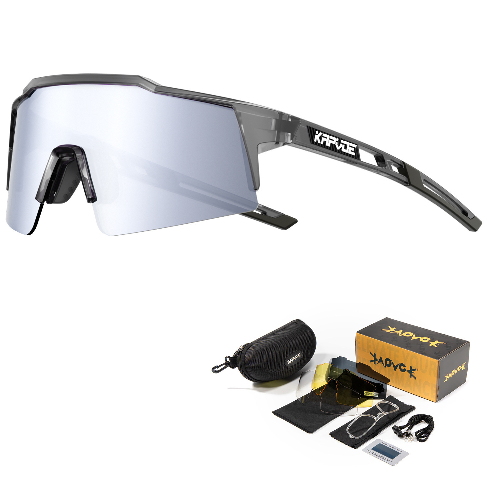 Gafas de Sol para Ciclismo TR90 Polarizadas A Prueba de Viento para Ciclismo de Montaña image 23