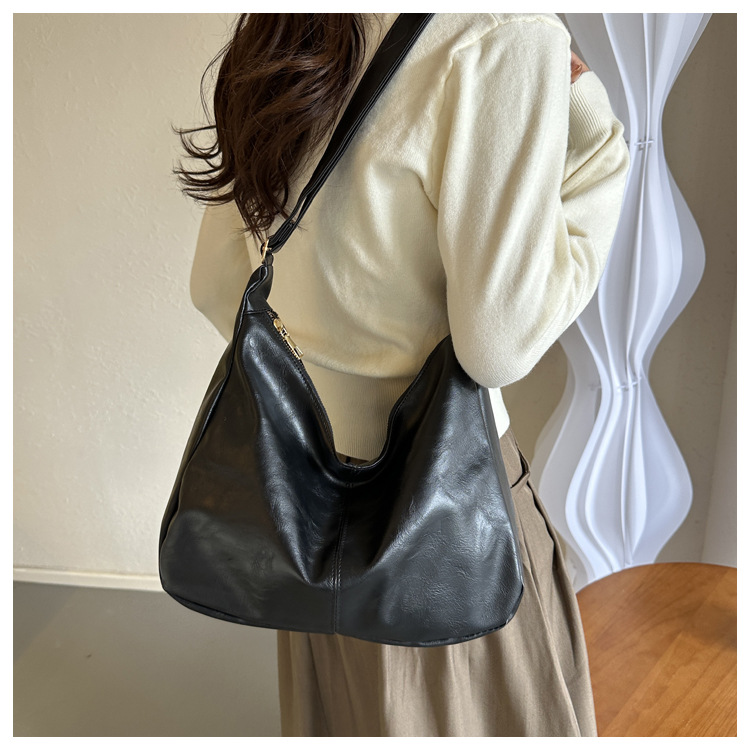 PU Große Kapazität Damen Tote Beliebte Mode Schulter Umhängetasche_voghion.com
