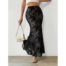 X 40080 Floral Fishtail Skirt �黨��β����ȹ�羳����ͨ��