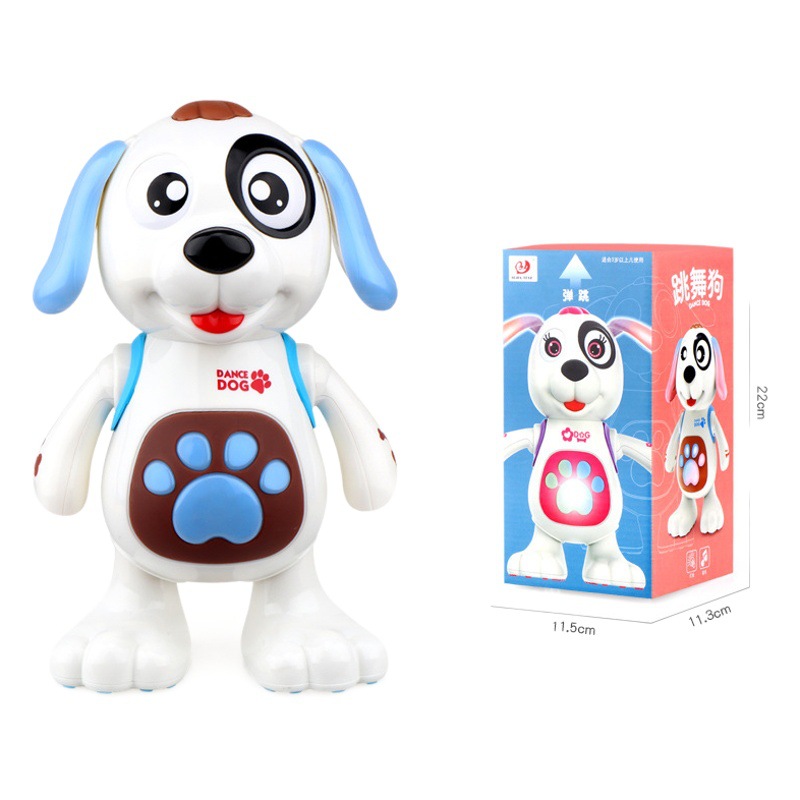 El mismo disco eléctrico de Tiktok bailando perro música ligera rompecabezas para niños y niñas transfronterizos juguetes de Venta caliente