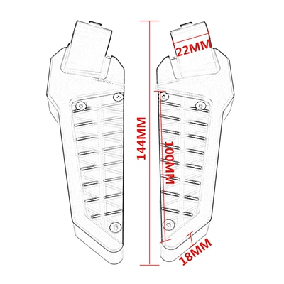 Honda ADV160 ADV150 modified: Motorcycle pedals