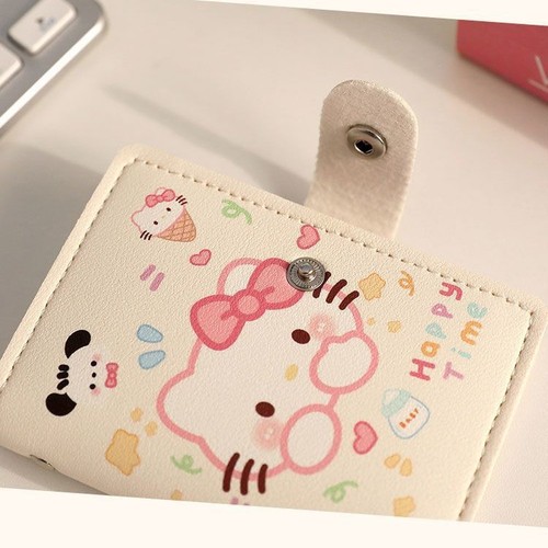 Cute Card Holder for Women, Personalized Multi-Card Slot Anti-Magnetic Small Men's Card Holder Wallet Coin Purse for Students
