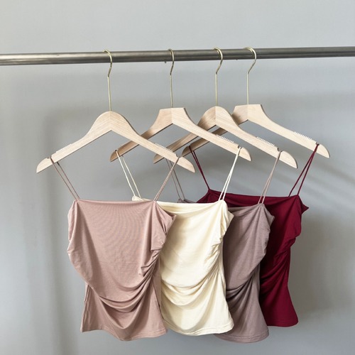 Pure lust-style suspender backless modal bottoming with micro-elastic slim vest