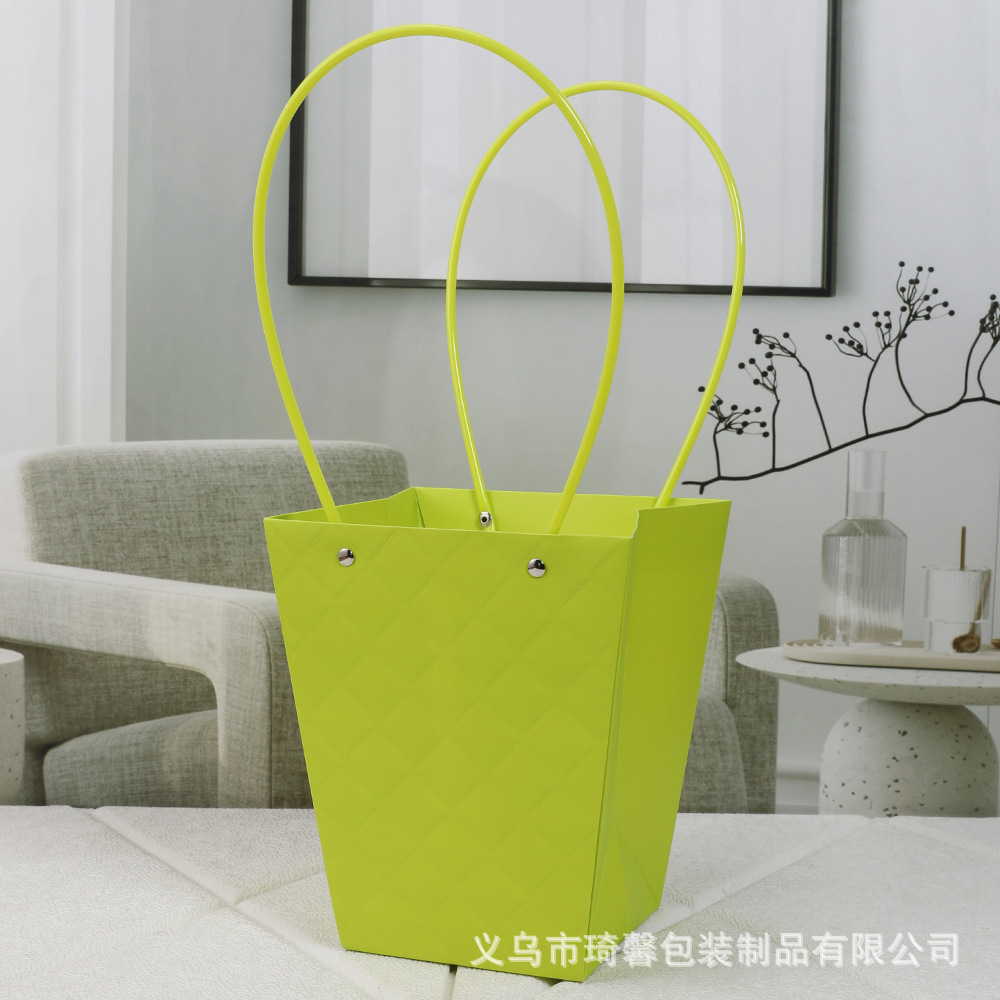 Caja Portátil para Flores de Cartón Blanco Impermeable para Arreglos Florales image 39