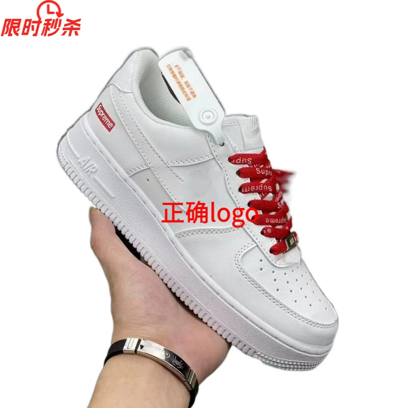 Nike Air Force 1, низкие летние универсальные белые туфли/кроссовки для мужчин и женщин, 2025 год