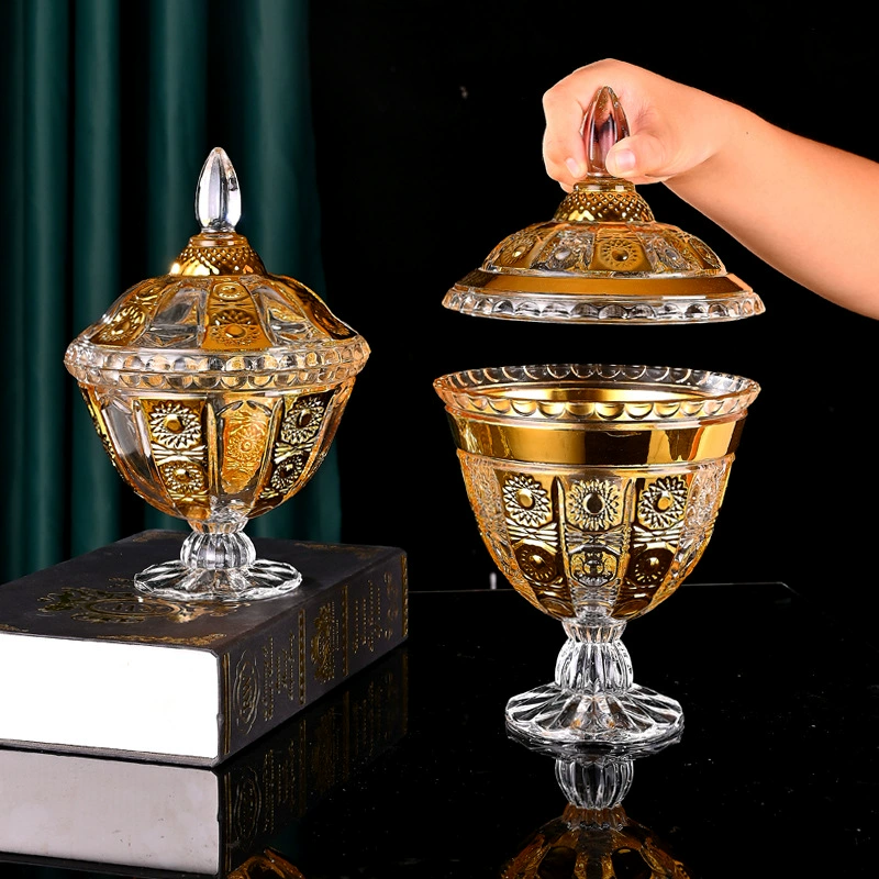 Glass storage system solar-powered, accessory, box, European style, light luxury style