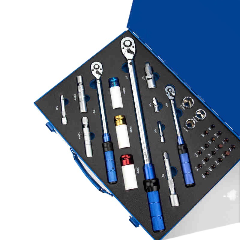 Llave Dinamométrica para Bujías de Alta Precisión Ajustable con Trinquete para Reparación Automotriz