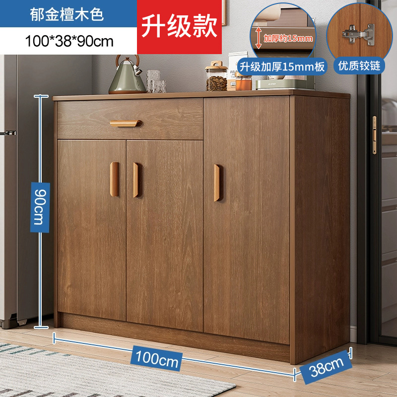 Gabinete de té sala de estar gabinete de comedor artículos domésticos de madera maciza para preparar comidas contra la pared armario de almacenamiento armario de cocina