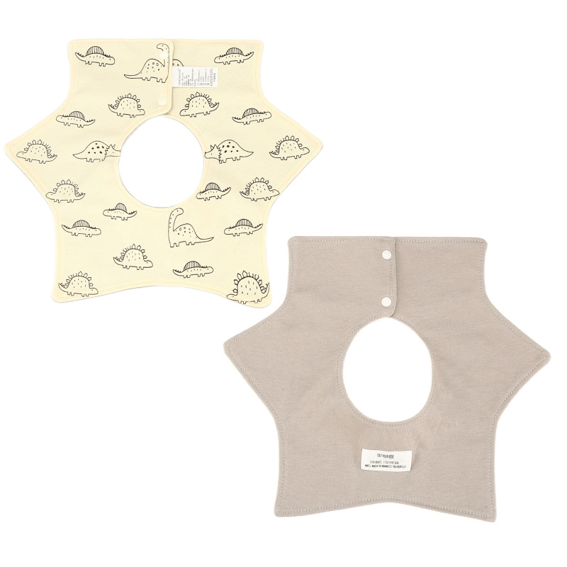 Babero Reversible de Algodón para Bebé Absorbente de 100% Algodón para Bebés image 7