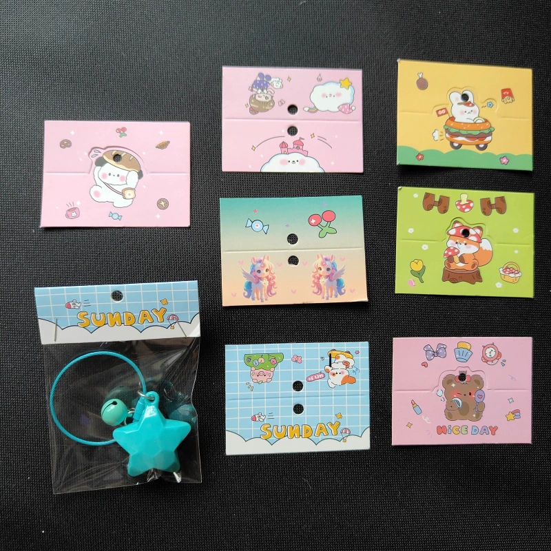 Cartoon pack, cards, hair accessory