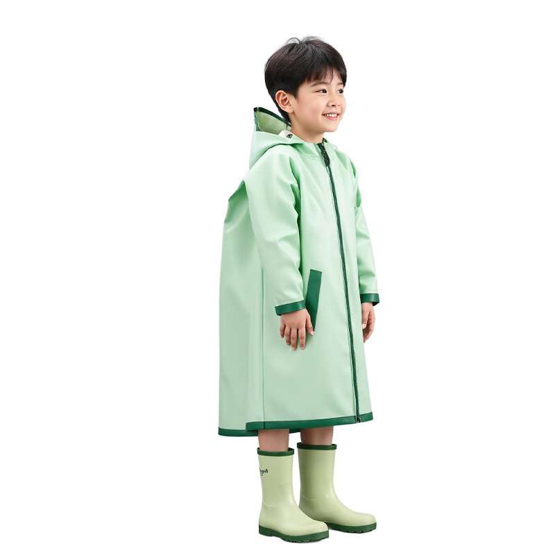 儿童雨衣小学生学用男童女孩长全身防暴雨书包位雨披|undefined