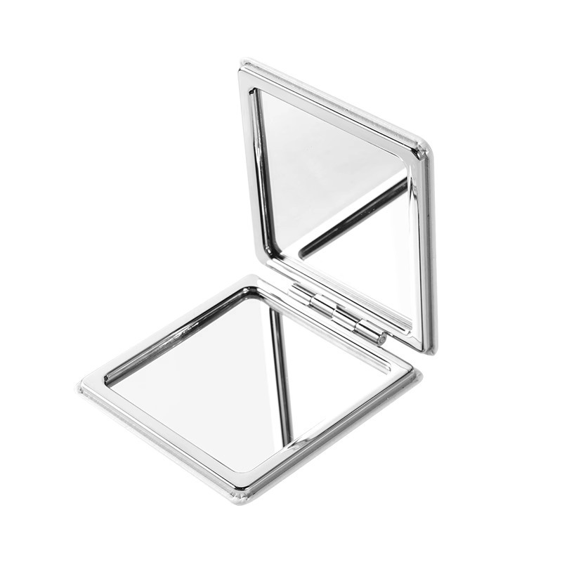 Espejo pequeño portátil mini espejo especial de maquillaje espejo de doble cara dormitorio estudiantil hogar espejo plegable de mano