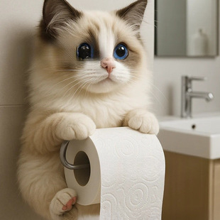 �羳�¿�Cat Paper Holder؈���A��[��