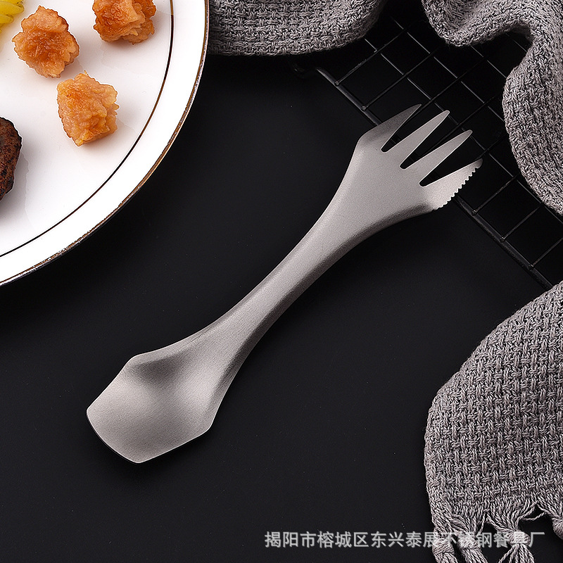 Outdoor barracks tableware Pure titanium tableware Multi -use…