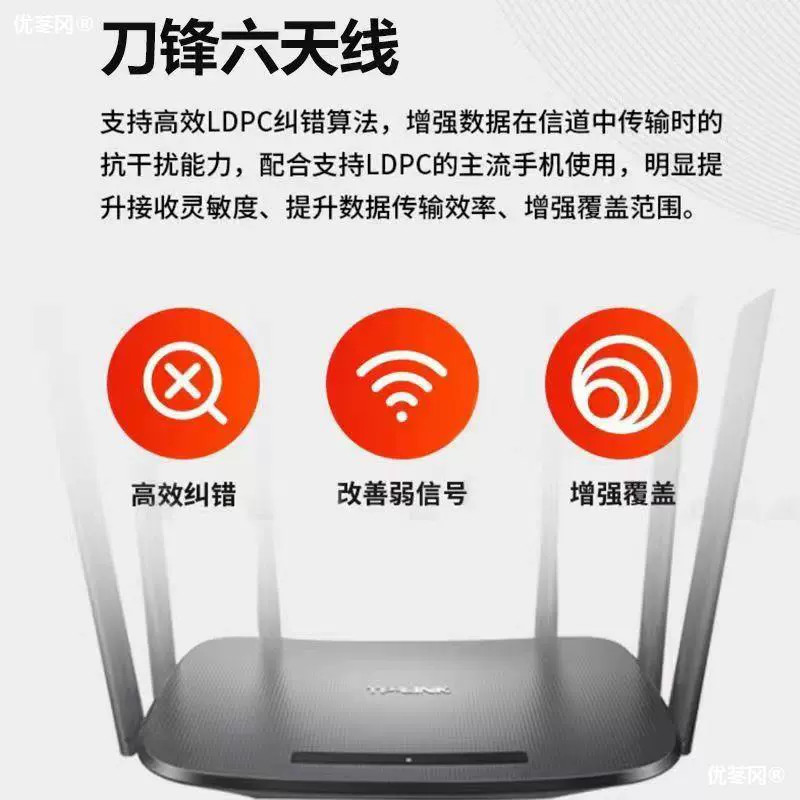 Двухчастотный беспроводной маршрутизатор AC1900, двухчастотный, мощный, высокоскоростной, умный дом