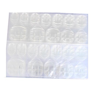 [Factory Supply] Nail Jelly Gum Yellow Gum Ultra-thin New Wear Armor Waterproof Double-sided Adhesive Sticker Transparent