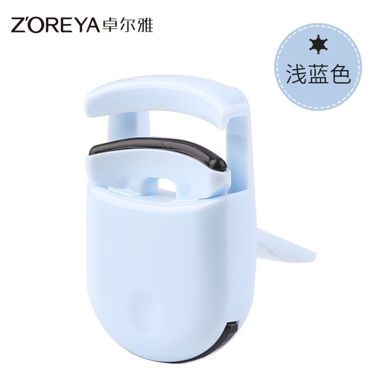 Zhuolya transfronterizas herramientas de belleza al por mayor principiante portátil fácil de usar ojo pestañas rizador manual mini rizador de pestañas